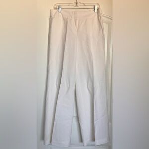 White Wide-Leg Pants